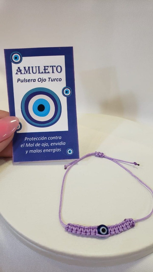 Producto - Pulsera ojo turco violeta
