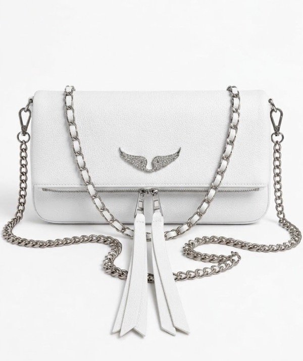Producto - Cartera Zadig Rock Classic - Linea Exclusiva - Doble correa - White