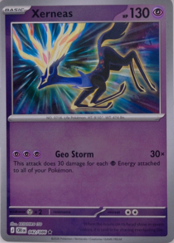 Producto - Xerneas (042/086) [Mega Evolution: Chaos Rising] Reverse Holo