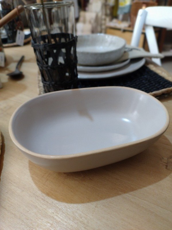 Producto - Bowls de cerámica ovalada grande