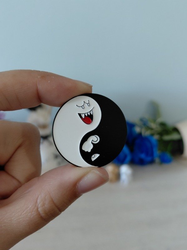 Producto - Pin metalizado - Yin y Yang de Mario Bros #0978