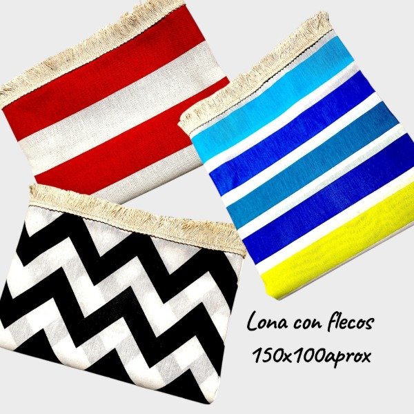 Producto - Lona Playera con Flecos 150X100