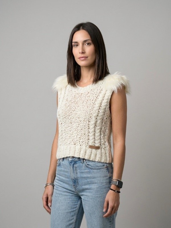 Producto - Chaleco a pompón