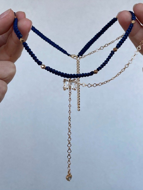Producto - Choker macrame Mariposa