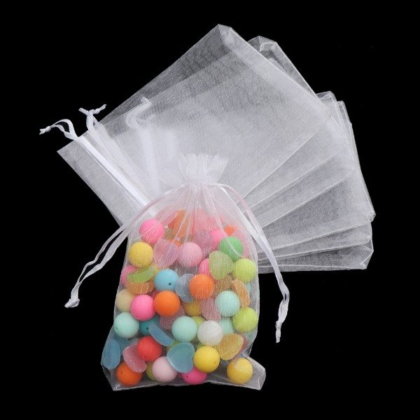 Producto - SET X 10 BOLSITAS ORGANZA 9X12CM