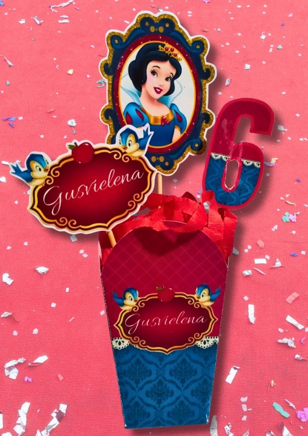 Producto - Centro de mesa - Blanca nieves