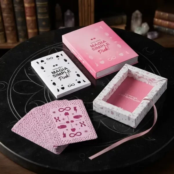 Producto - Pequeño Magia Simple Pink Rosa Cápsula Dorada Mini Oráculo - 0