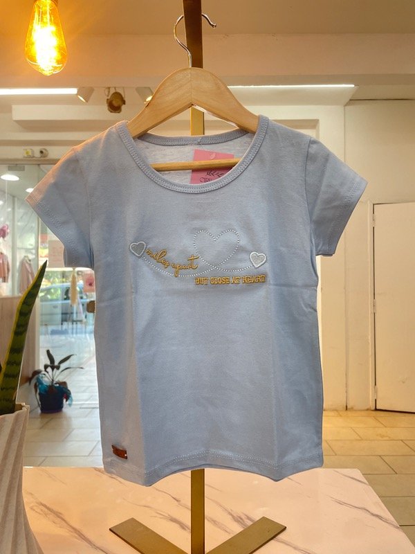 Producto - Remera bordada CORAZÓN chum KIDS 0309