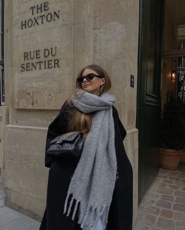 Producto - Bufandon gris