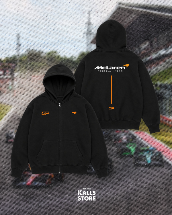 Campera negra Oscar Piastri team