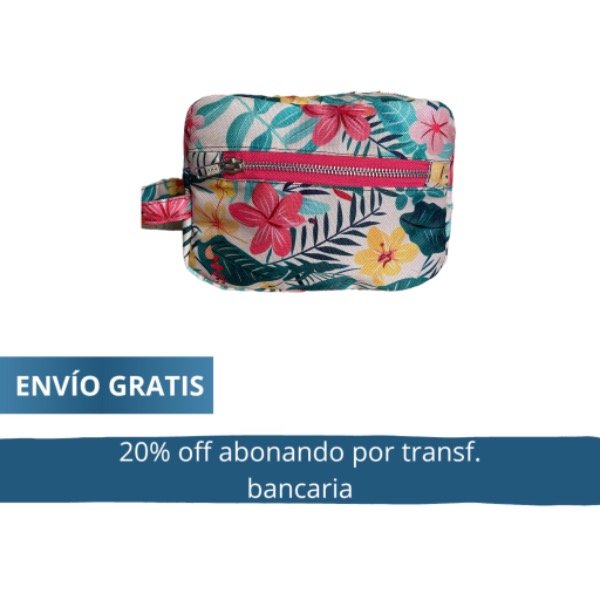 Producto - Neceser Isotérmico Flores abonando por transferencia 59.840 pesos