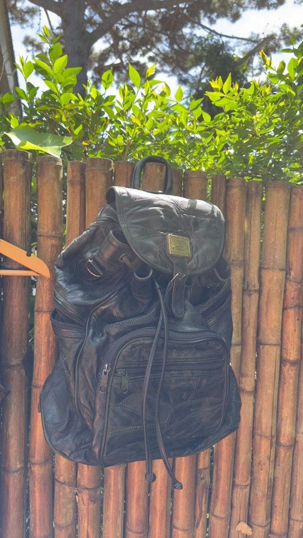 Producto - Mochila de Cuero retazos - 1