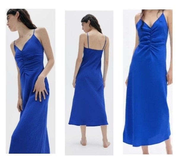 Vestido azul Zara — imagen 3