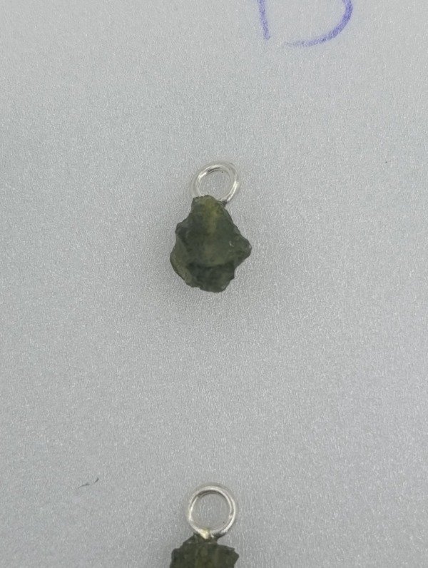 Producto - Dije de piedra moldavita en plata 925 - 7