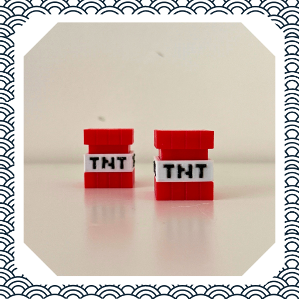 Producto - Clicker TNT Minecraft - Antiestrés Gamer