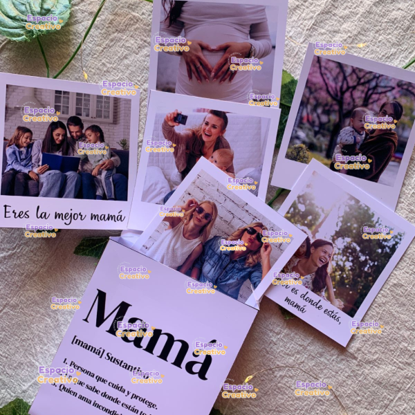 Producto - Caja para fotos mamá
