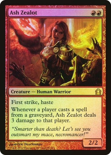 Producto - Ash Zealot Foil  Return to Ravnica