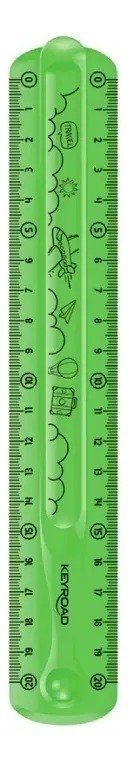 Producto - Regla Flexible Keyroad 20 cm Verde - 1