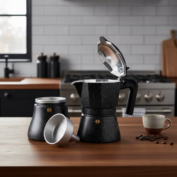 Producto - Cafetera Fagor Tiramisu 3 Tazas De Aluminio Española