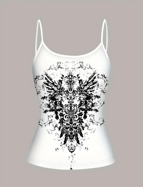 Producto - Musculosa Ghotic White