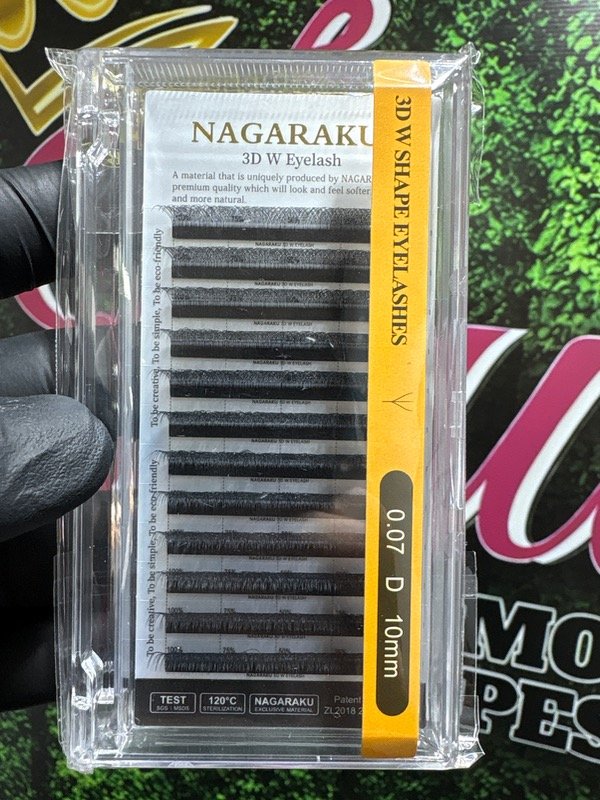 Producto - Pestañas NAGARAKU tecnológicas 3D W 0.07D 10mm