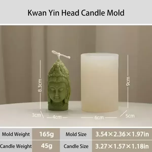 Producto - Molde silicona rostro buda - 1
