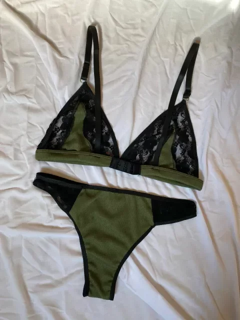Producto - SET AGUSTINA MORLEY LEN113 - VERDE MILITAR - 0