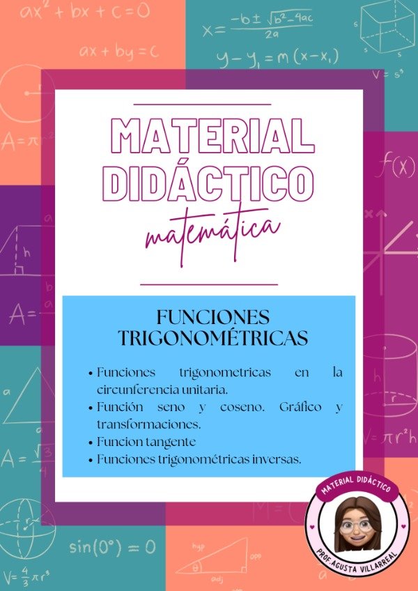 Producto - FUNCIONES TRIGONOMÉTRICAS. Completo
