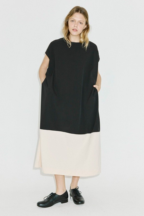 Producto - Vestido Bicolor Nylon SS27-MVBN - 1