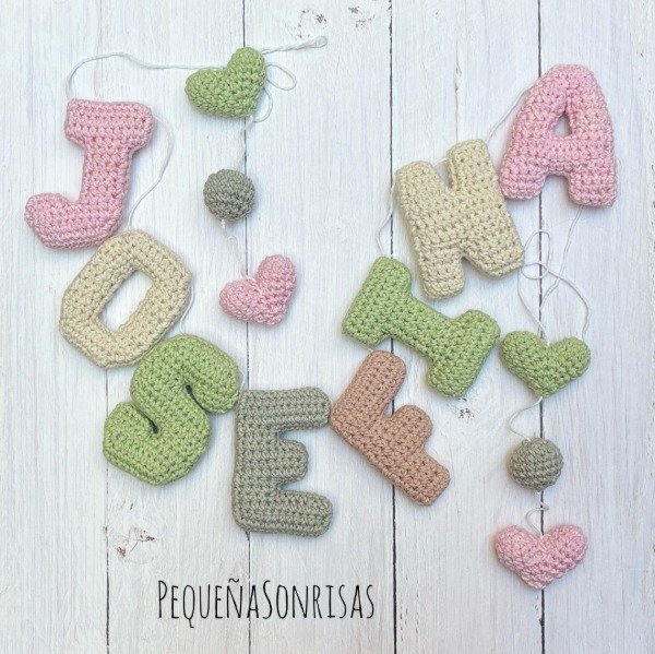 Producto - Cartel de 8 Letras con 4 adornos - 3