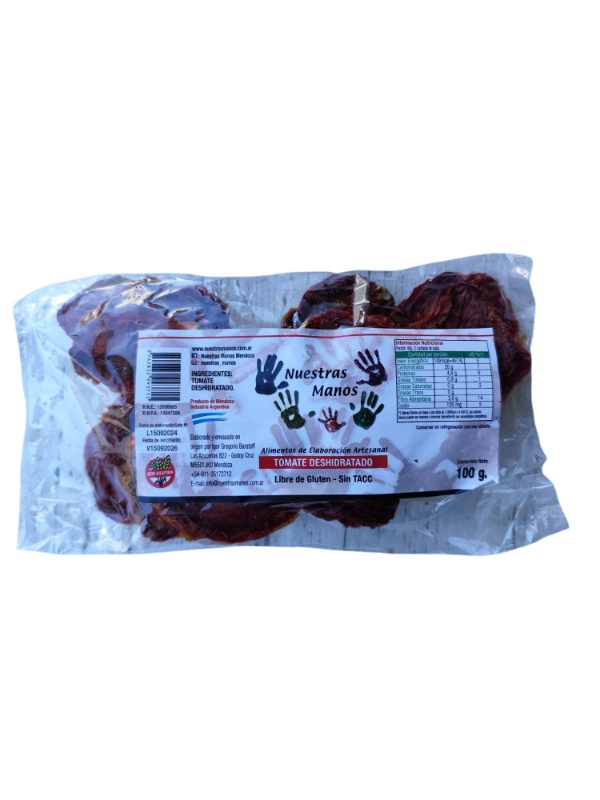 Producto - Tomates Secos Agroecológicos 100gr