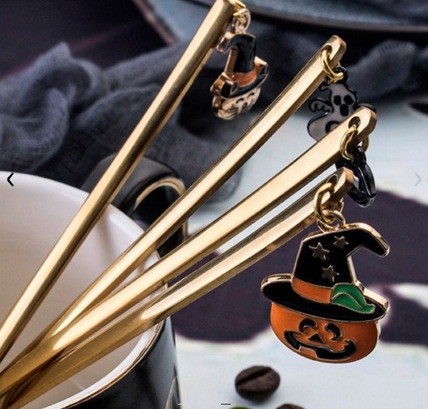 Producto - SET CUCHARITAS HALLOWEEN - 4 UNIDADES + PACKAGING B36WSSZBS CP - 1
