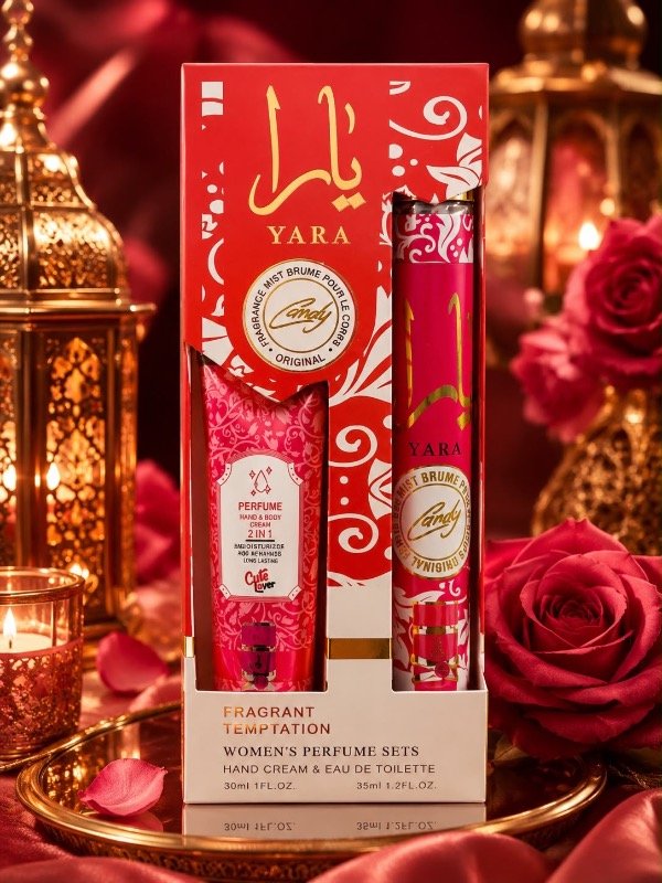 Producto - PERFUME 35ML + CREMA 30 GRAMOS - YARA CANDY
