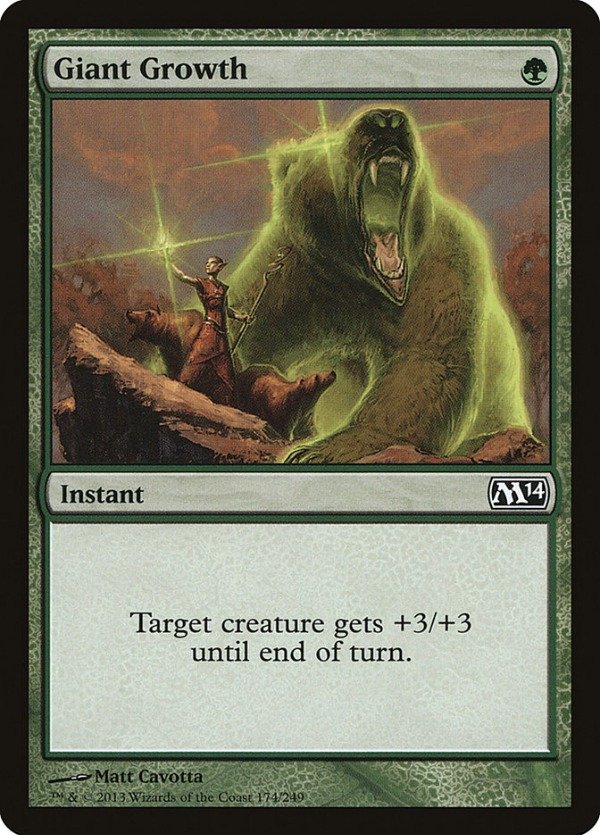 Producto - Giant Growth  Magic 2014 Core Set