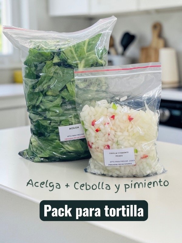 Producto - Acelga + Cebolla y pimiento