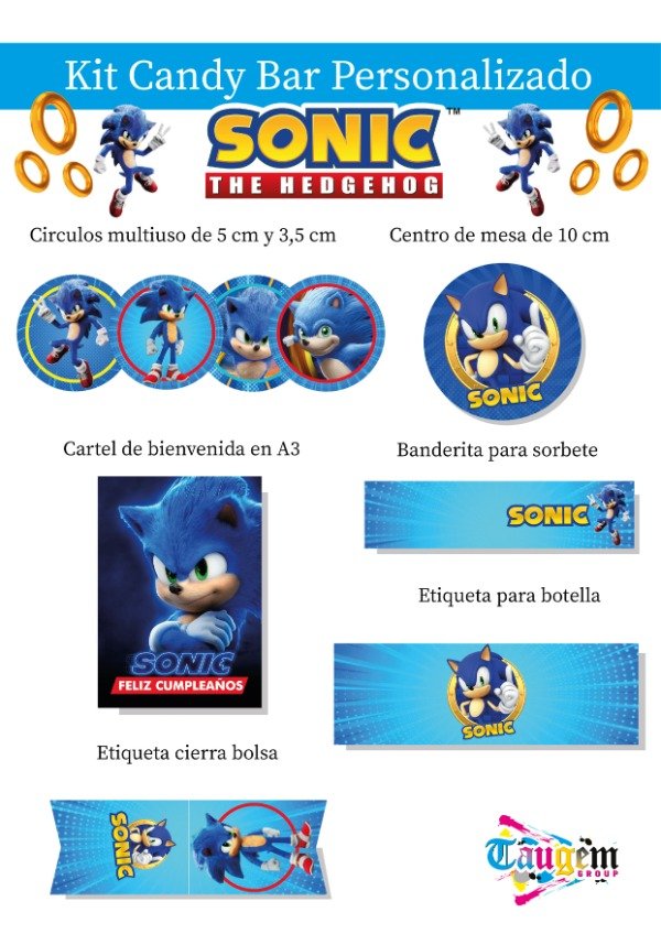 Producto - KIT IMPRIMIBLE - SONIC