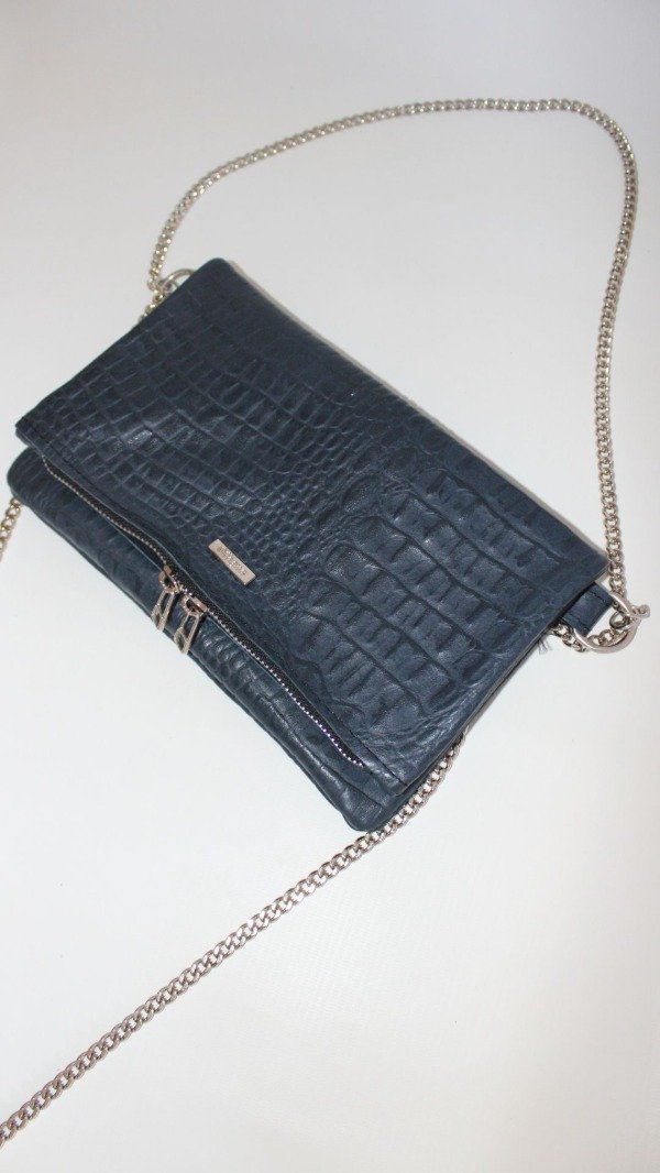 Producto - Cartera Cuero Milán Azul