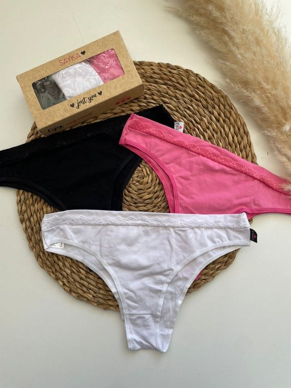 Producto - PACK X3 Vedetina Alg/Lycra con cintura SAYKA - COD 3965