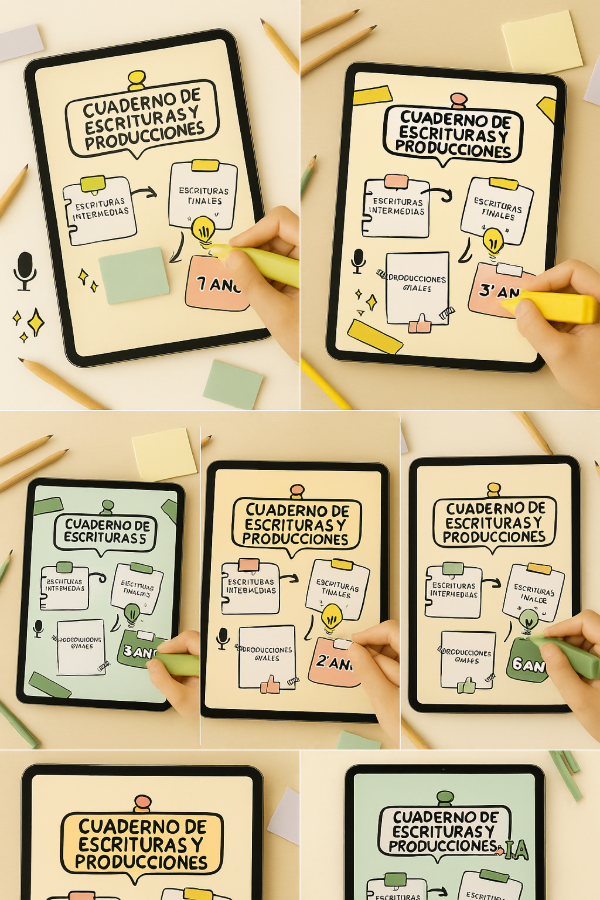Producto - Pack "Cuadernos escritura y producciones orales"