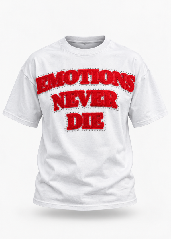 Producto - Remera Mixed Emotion Never Blanca - 2