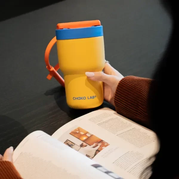 Producto - Vaso Twist Tumbler Yellow Blue