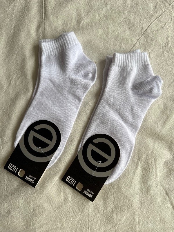 Producto - SOQUETE ALTO HOMBRE BLANCO