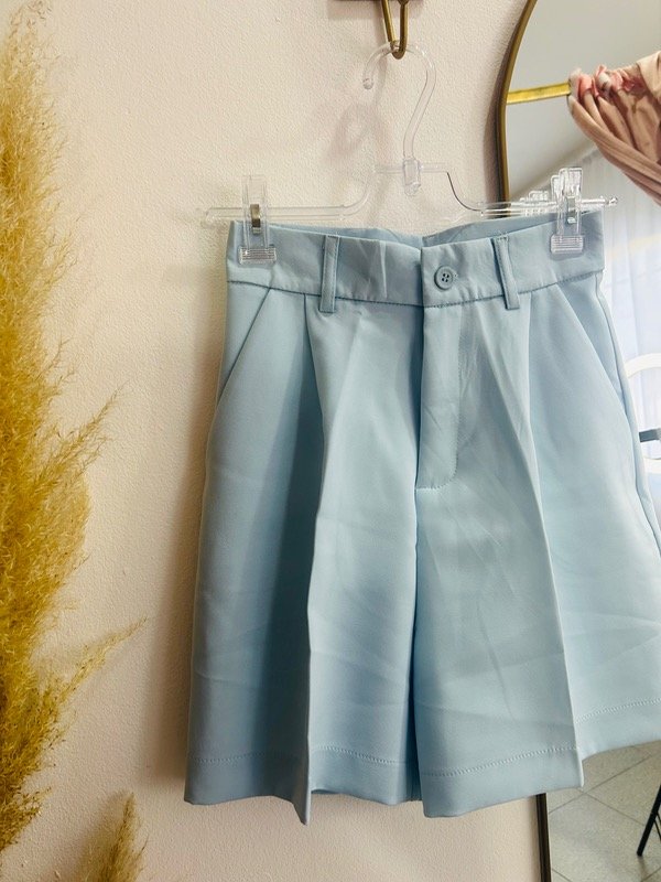 Producto - Short sastrero Malu (celeste)