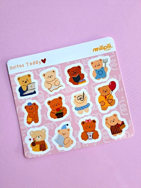 Producto - Stickers Ositos Teddy