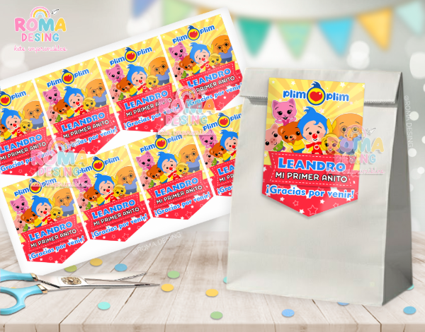 Producto - Etiquetas bolsita Plimplim