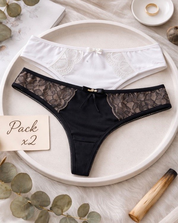 Producto - VEDETINA O COLA LESS ALGODÓN -PACK x2