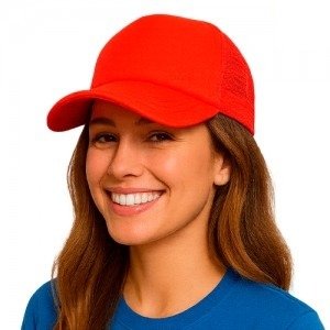 Producto - Gorra trucker naranja