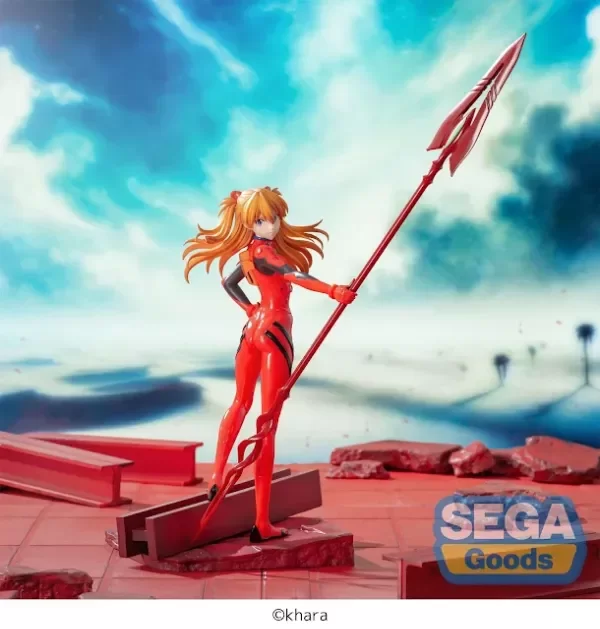 Producto - Diorama Asuka Langley Spear of Cassius - Evangelion - Luminasta - SEGA - 20cm