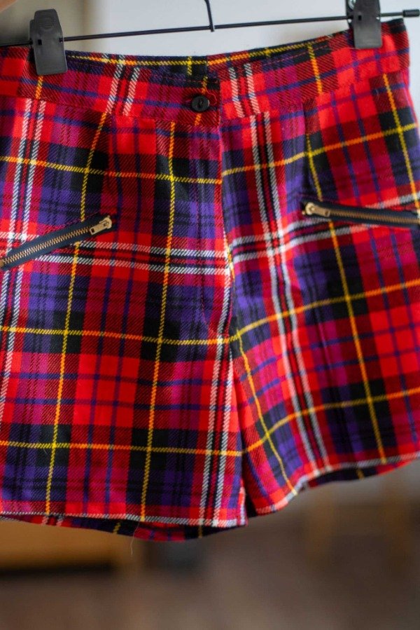 Producto - MiniShort Tartán Talle: S- - 2