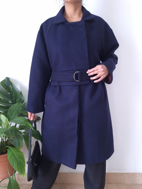 Producto - Tapado Fiore - T:L (Azul Marino)